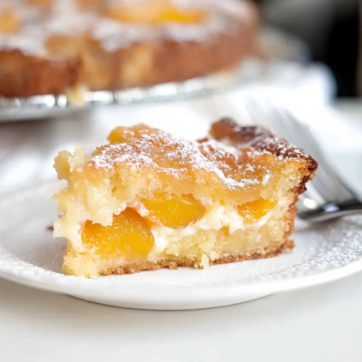 Peaches and Cream Cake