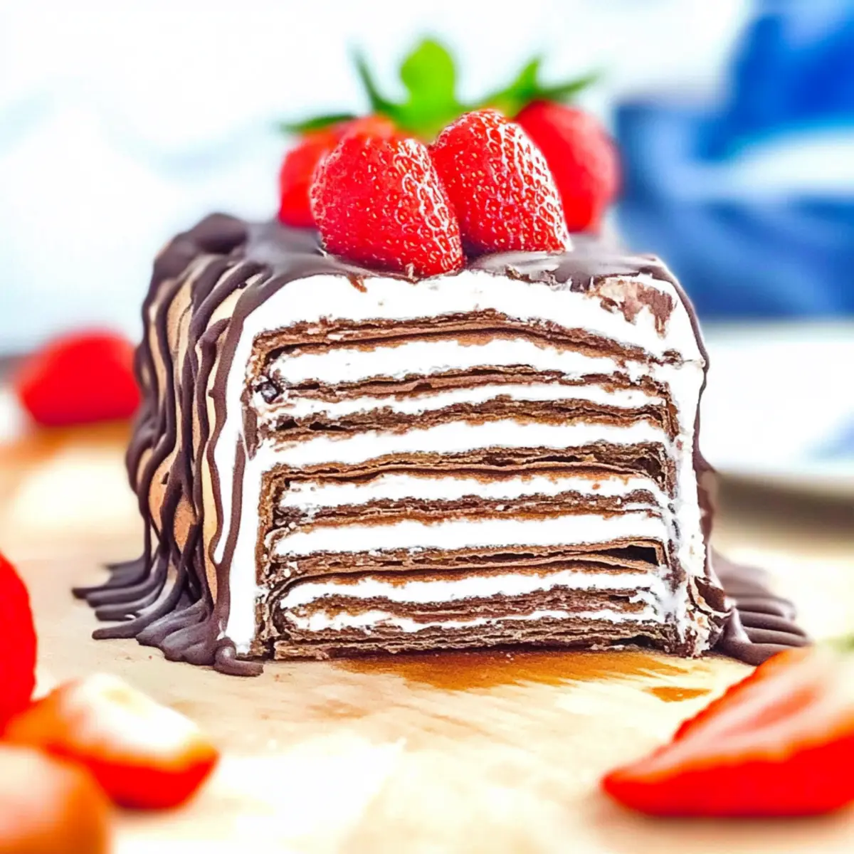 Chocolate Crepe Cake Recipe