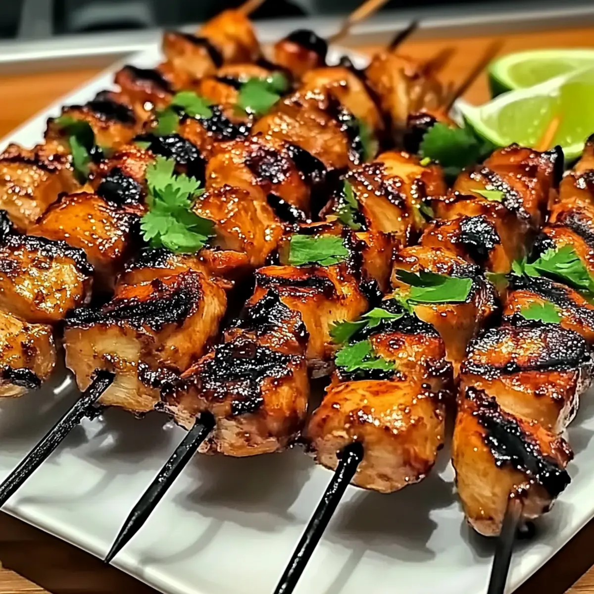 Grilled Thai Coconut Chicken Skewers