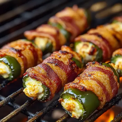 Bacon-Wrapped Jalapeño Poppers on the Grill