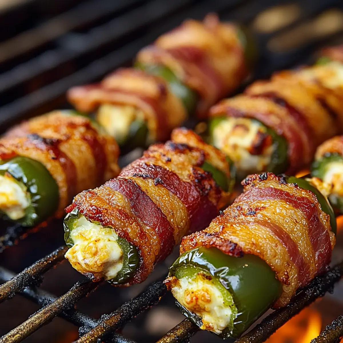 Bacon-Wrapped Jalapeño Poppers on the Grill