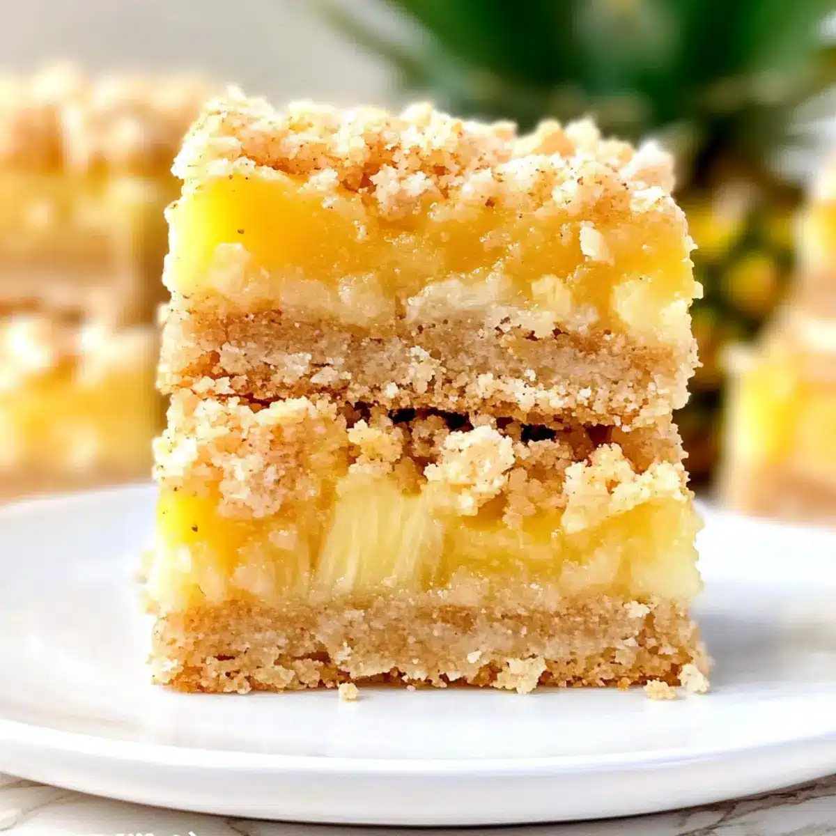 Pineapple Crumb Bars