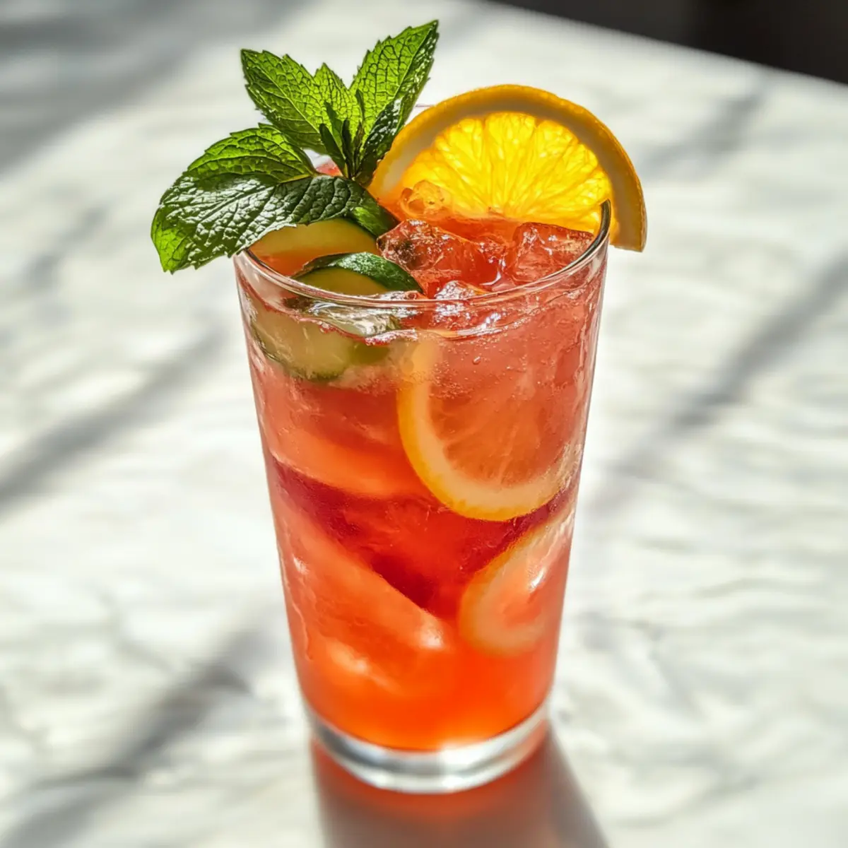 Virgin Sangria Mocktail