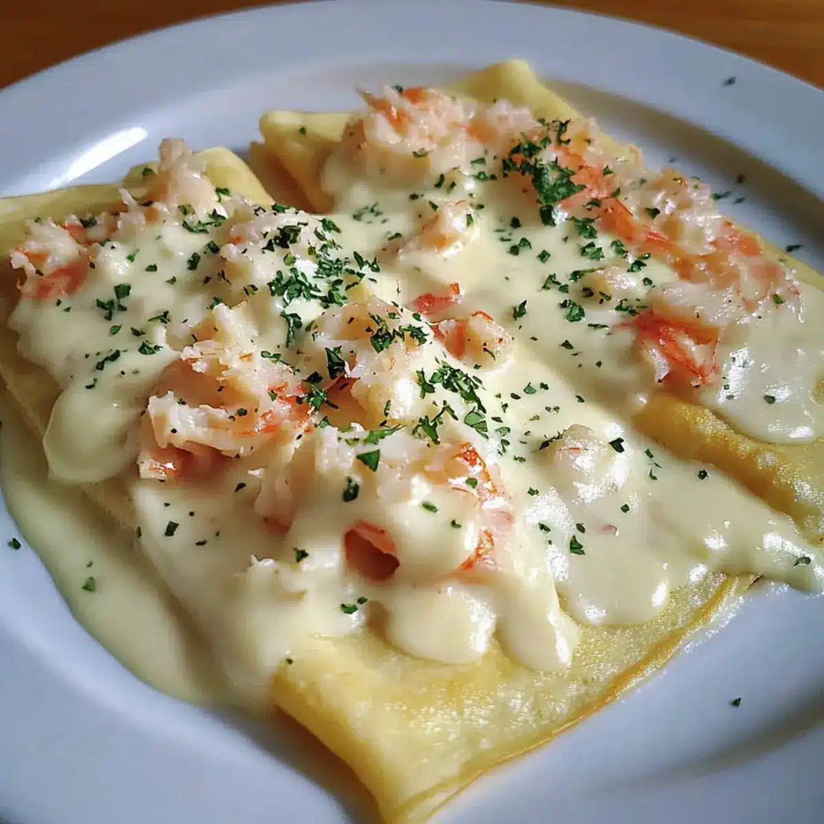 Seafood Crêpes Béchamel