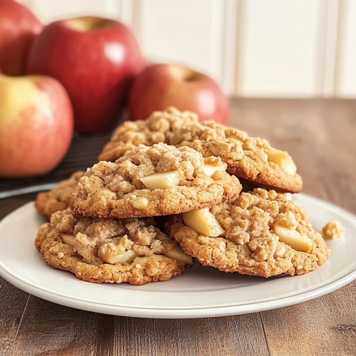 Apple Crumb Cookies