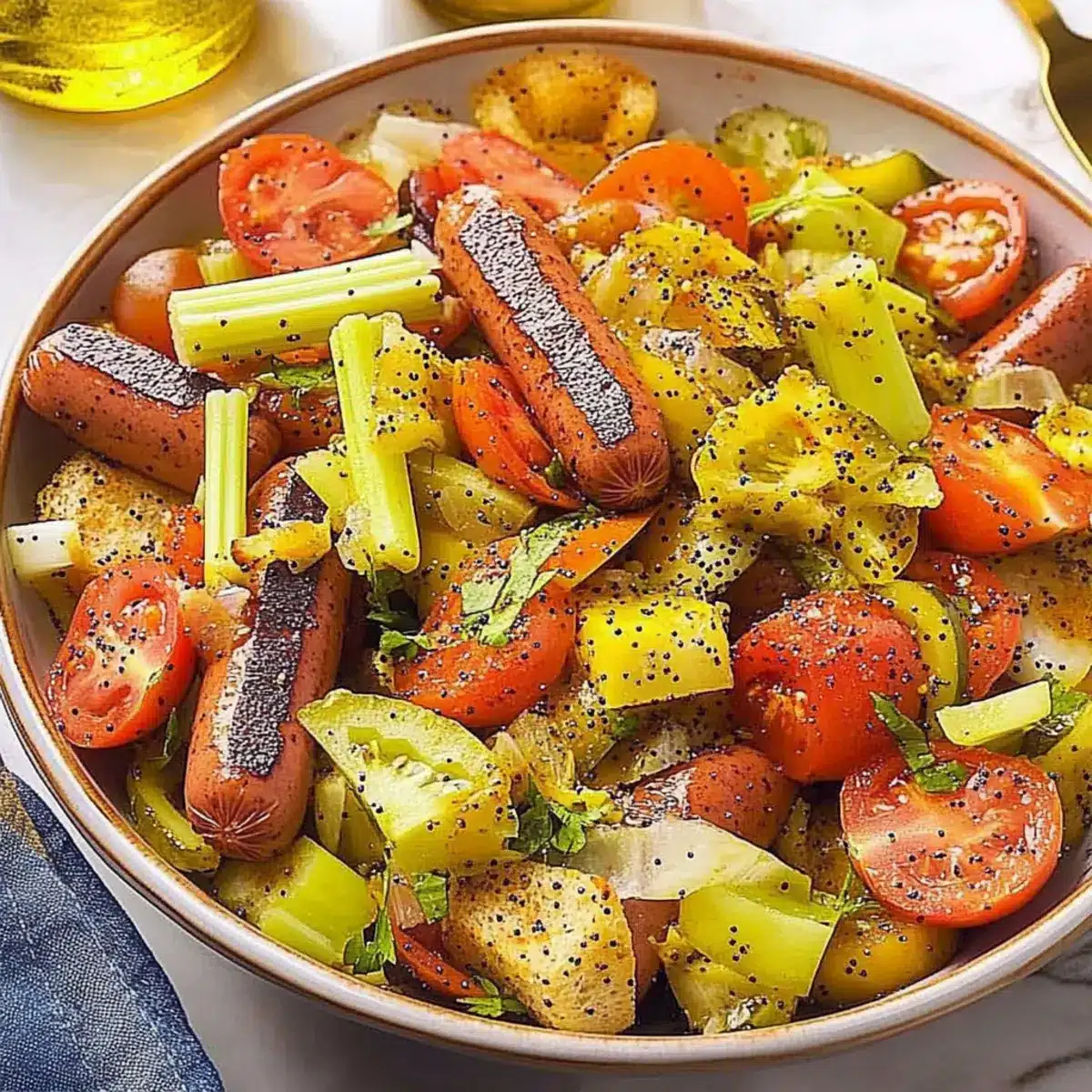 Chicago Dog Panzanella