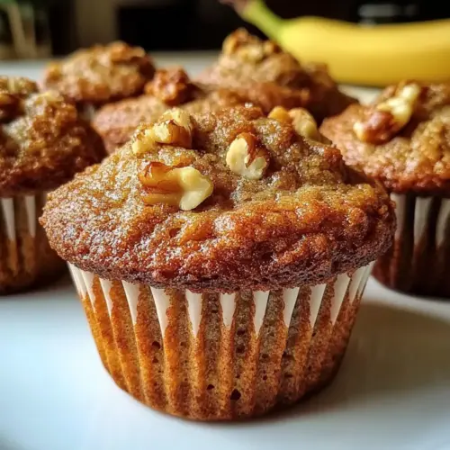 Banana Walnut Muffins
