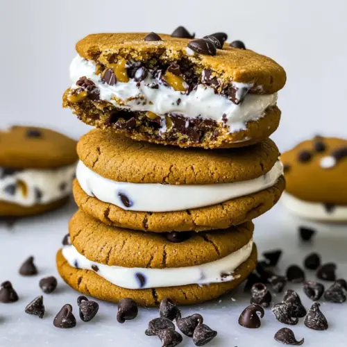 Frozen Yogurt Ice Cream Cookie Sandwiches