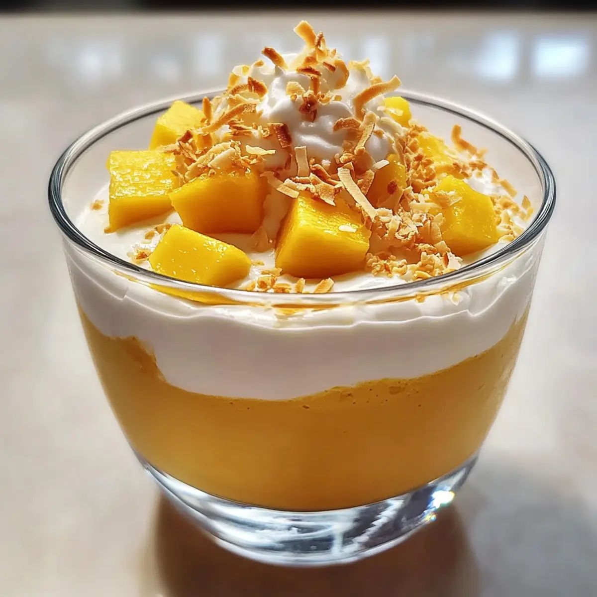 Silken Tofu and Mango Vegan Mousse Delight