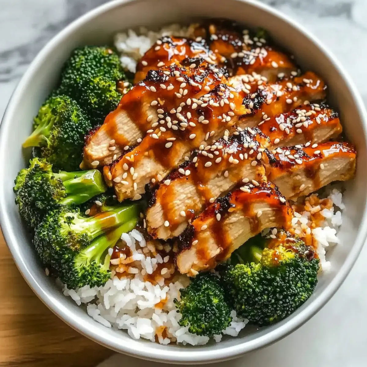 Delicious Sticky Chicken Rice Bowls