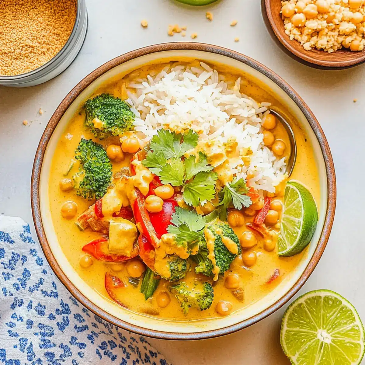 Thai Yellow Curry With Chickpeas