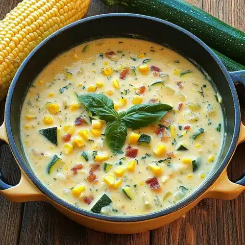 Summer Corn and Zucchini Chowder
