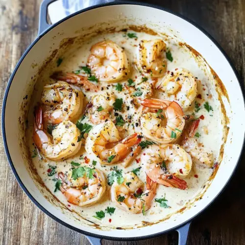 Garlic Shrimp in Coconut Milk