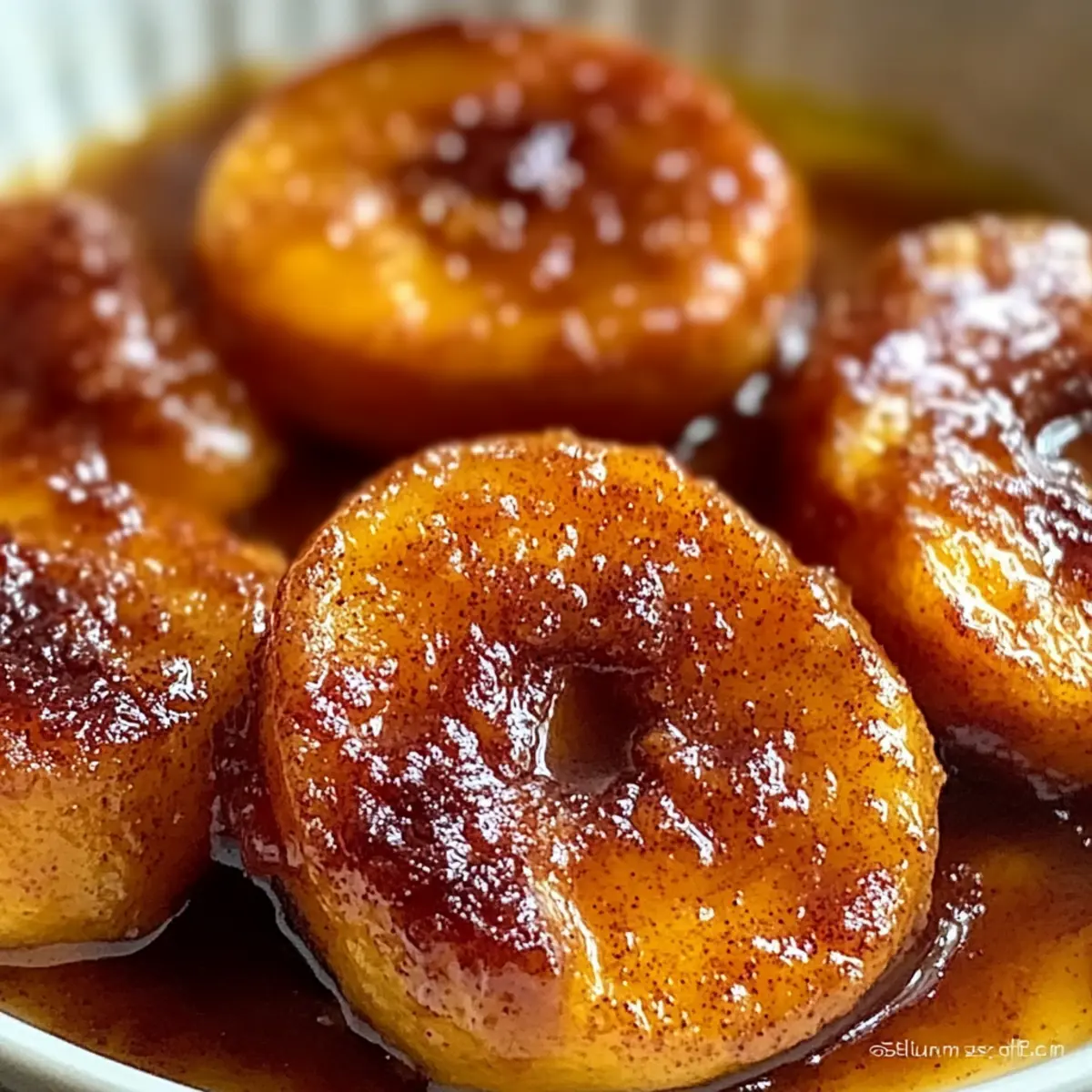 Brown Sugar Baked Peaches with Cinnamon