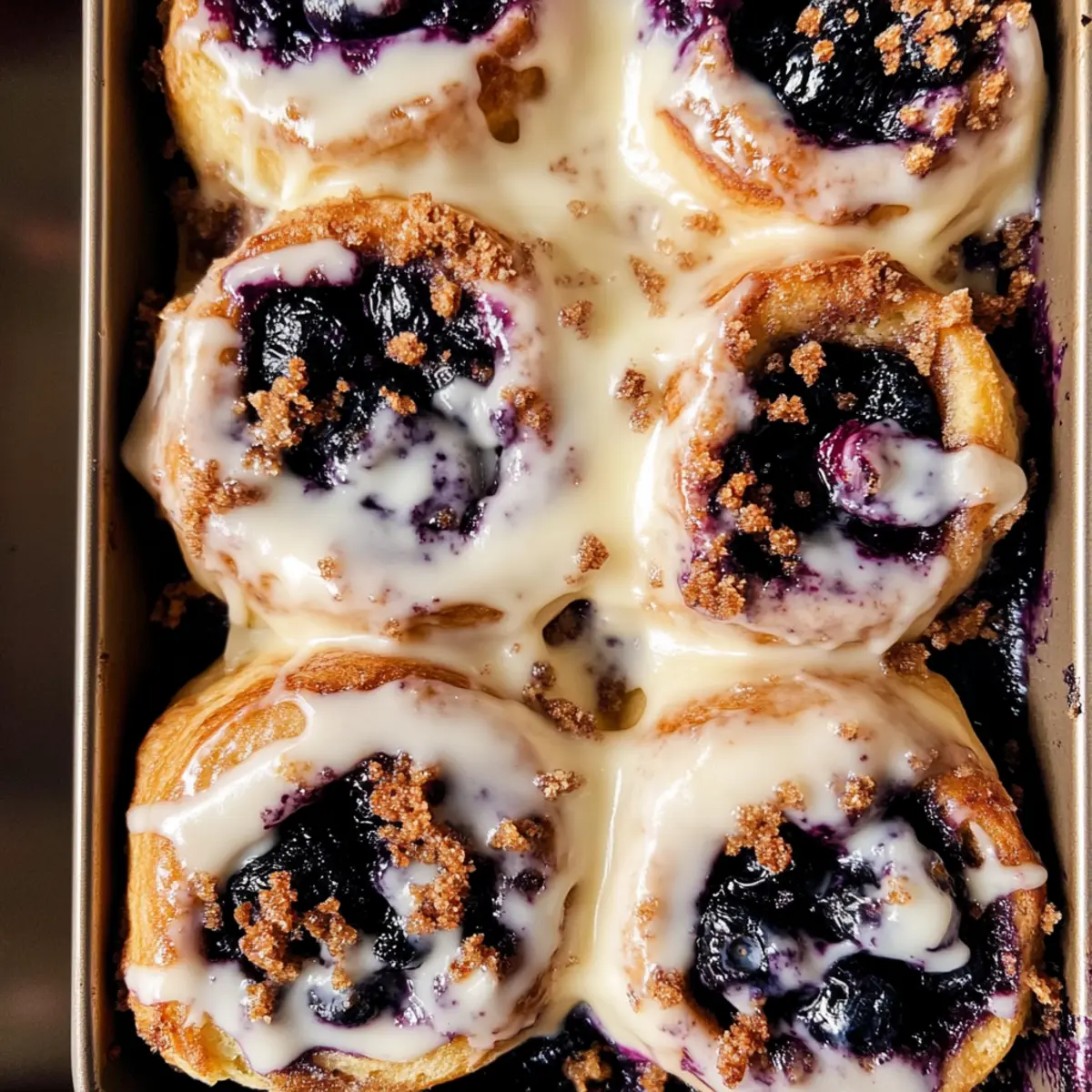 Blueberry Muffin Cinnamon Rolls
