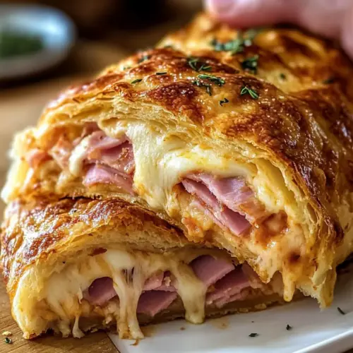 Ham and Cheese Stromboli