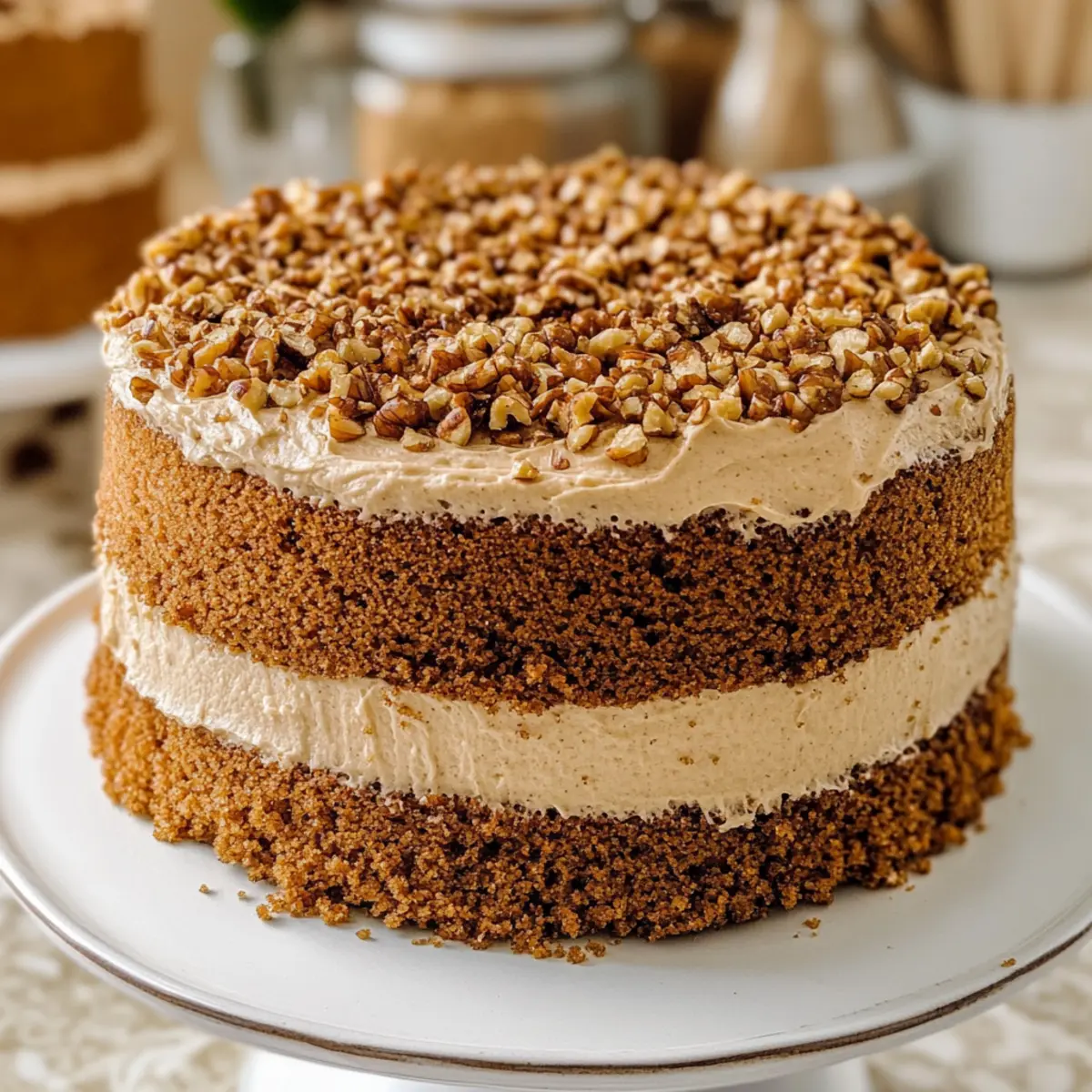 Coffee and Walnut Cake