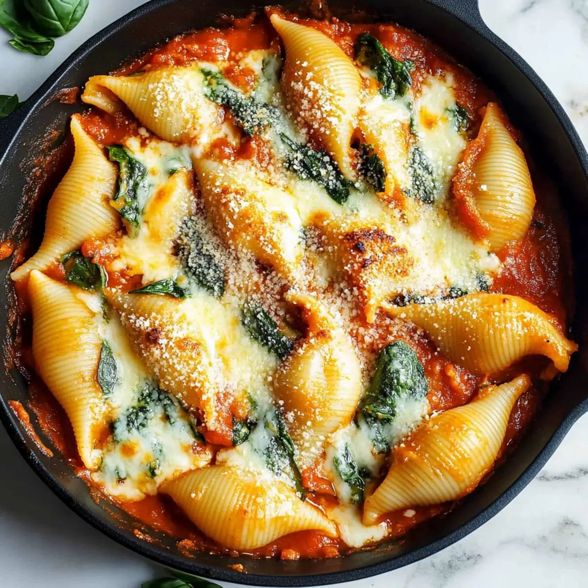 Spinach Ricotta Stuffed Shells