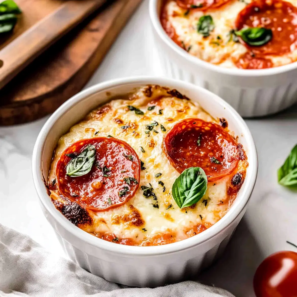 Easy Cottage Cheese Pizza Bowls