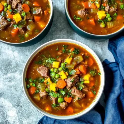 Instant Pot Vegetable Beef Soup