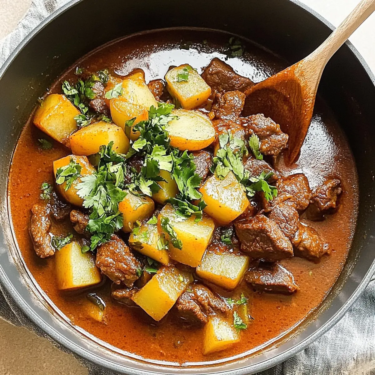 Hearty Carne con Papas