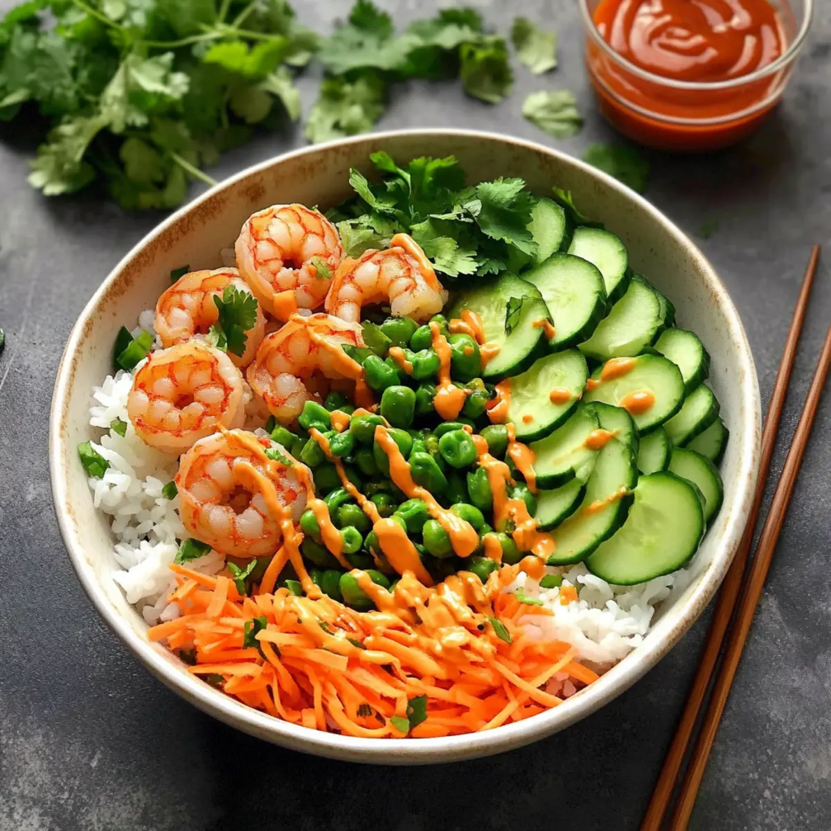 Spicy Shrimp Rice Bowls