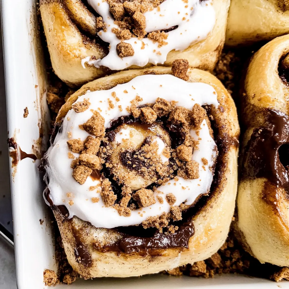 S’mores Cinnamon Rolls