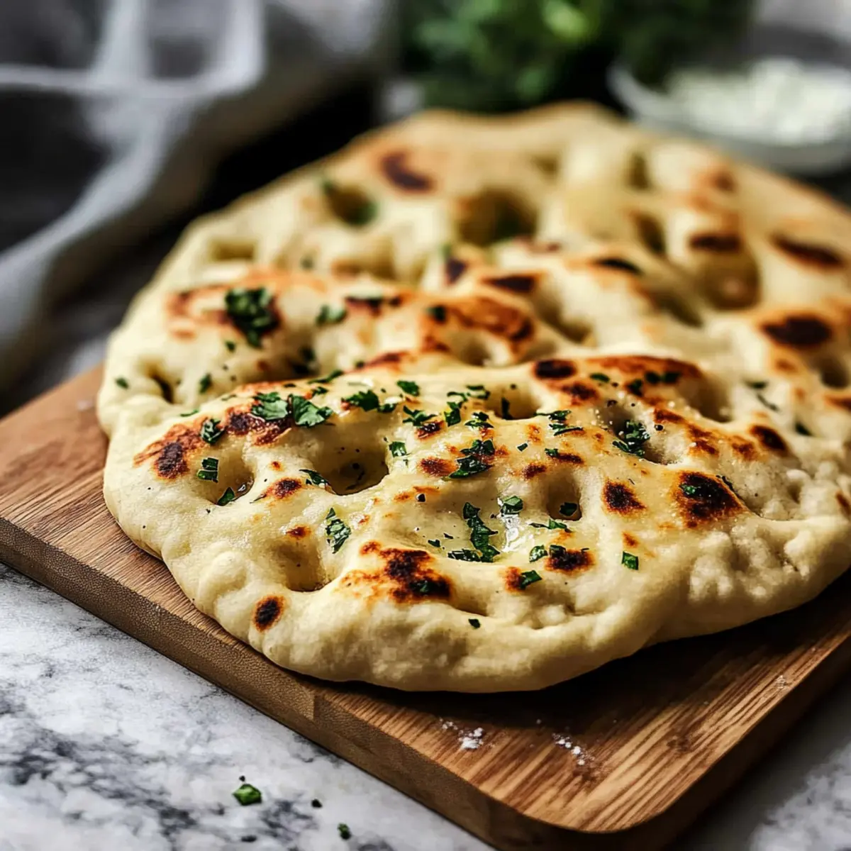 Best Easy Garlic Naan Bread