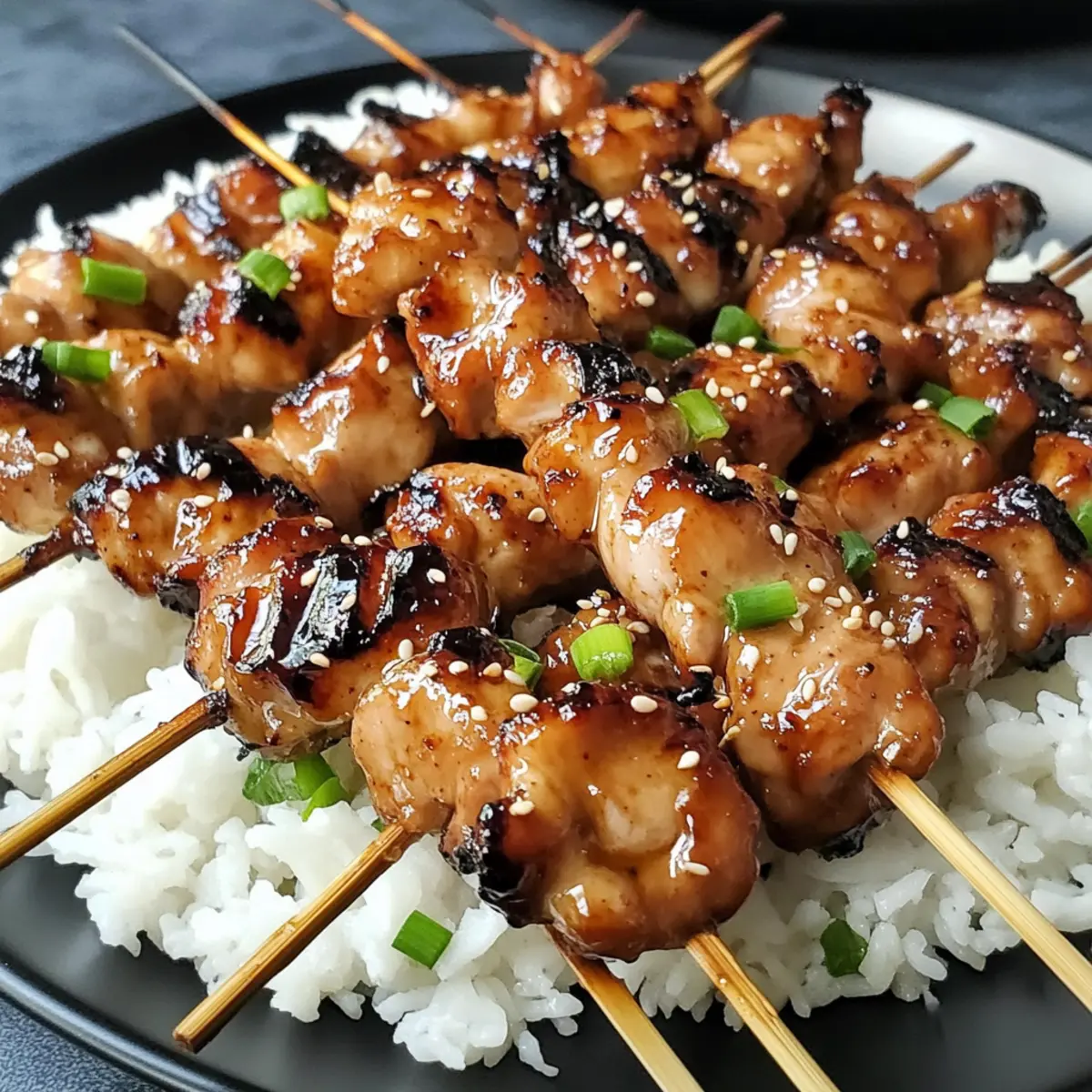 Teriyaki Chicken Skewers
