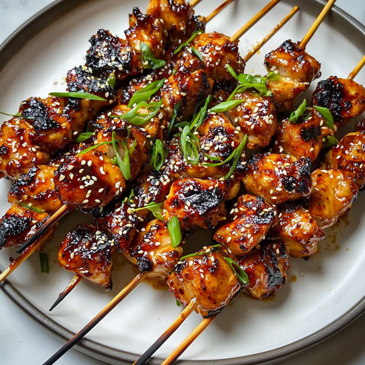 Korean Chicken BBQ Skewers