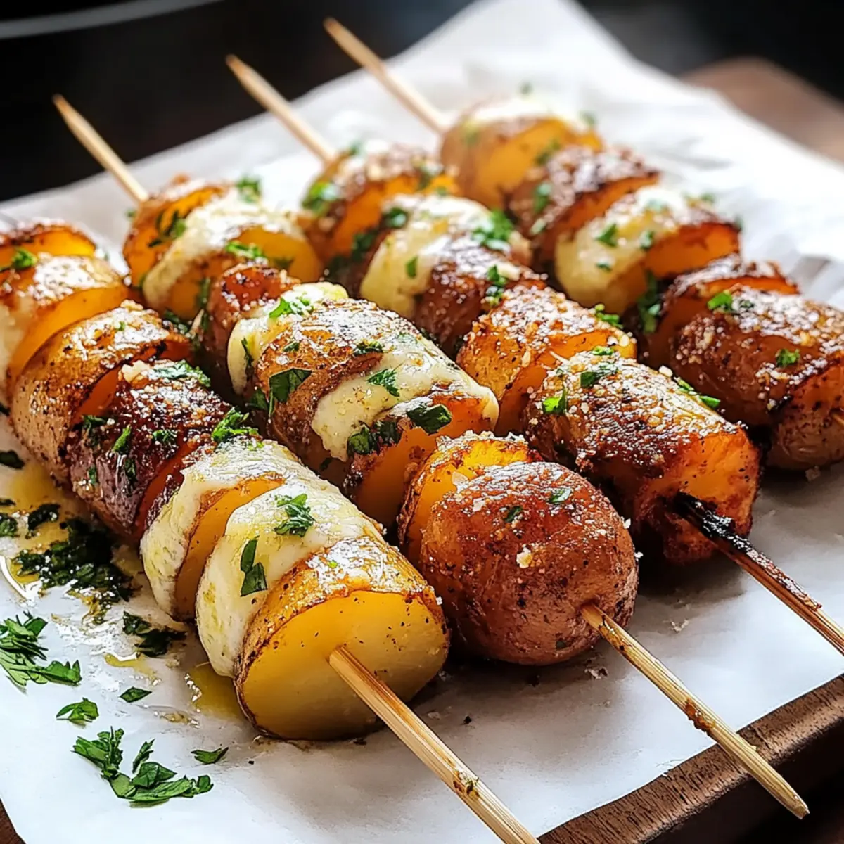 Potato Skewers