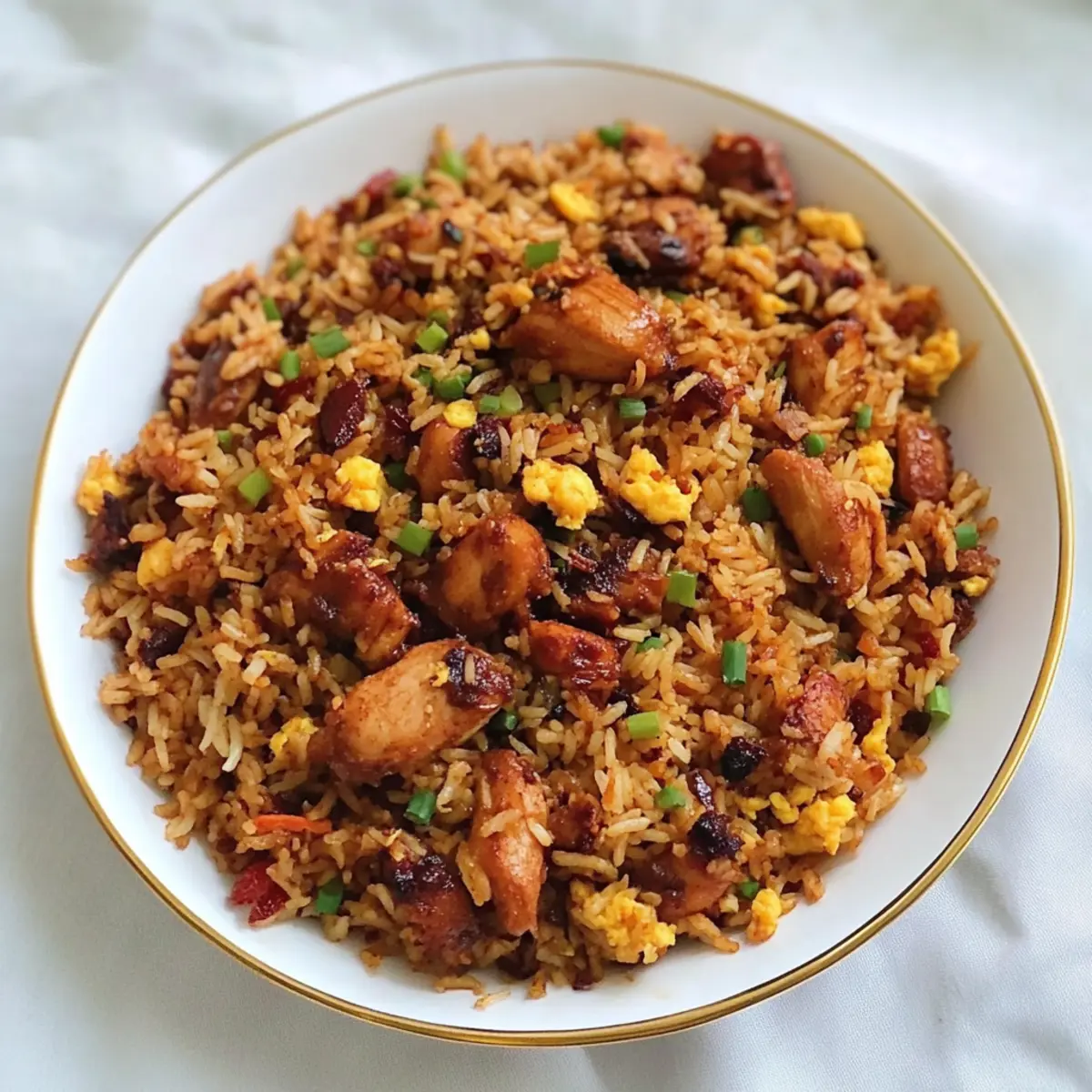 BBQ Chicken Fried Rice