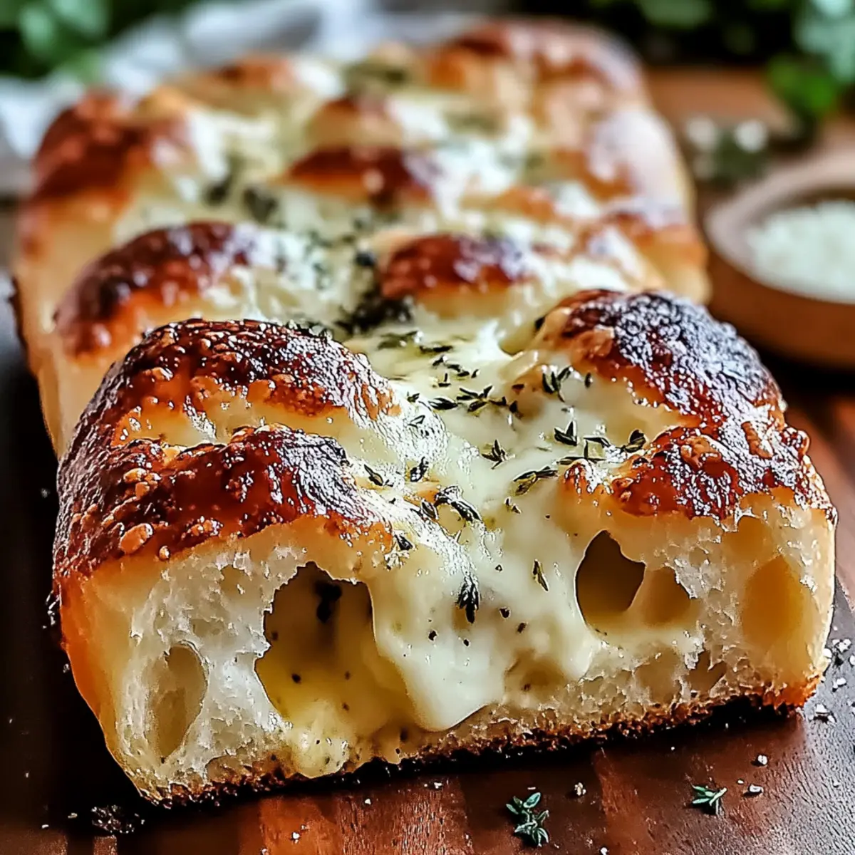 Italian Herb Cheese Bread Bliss