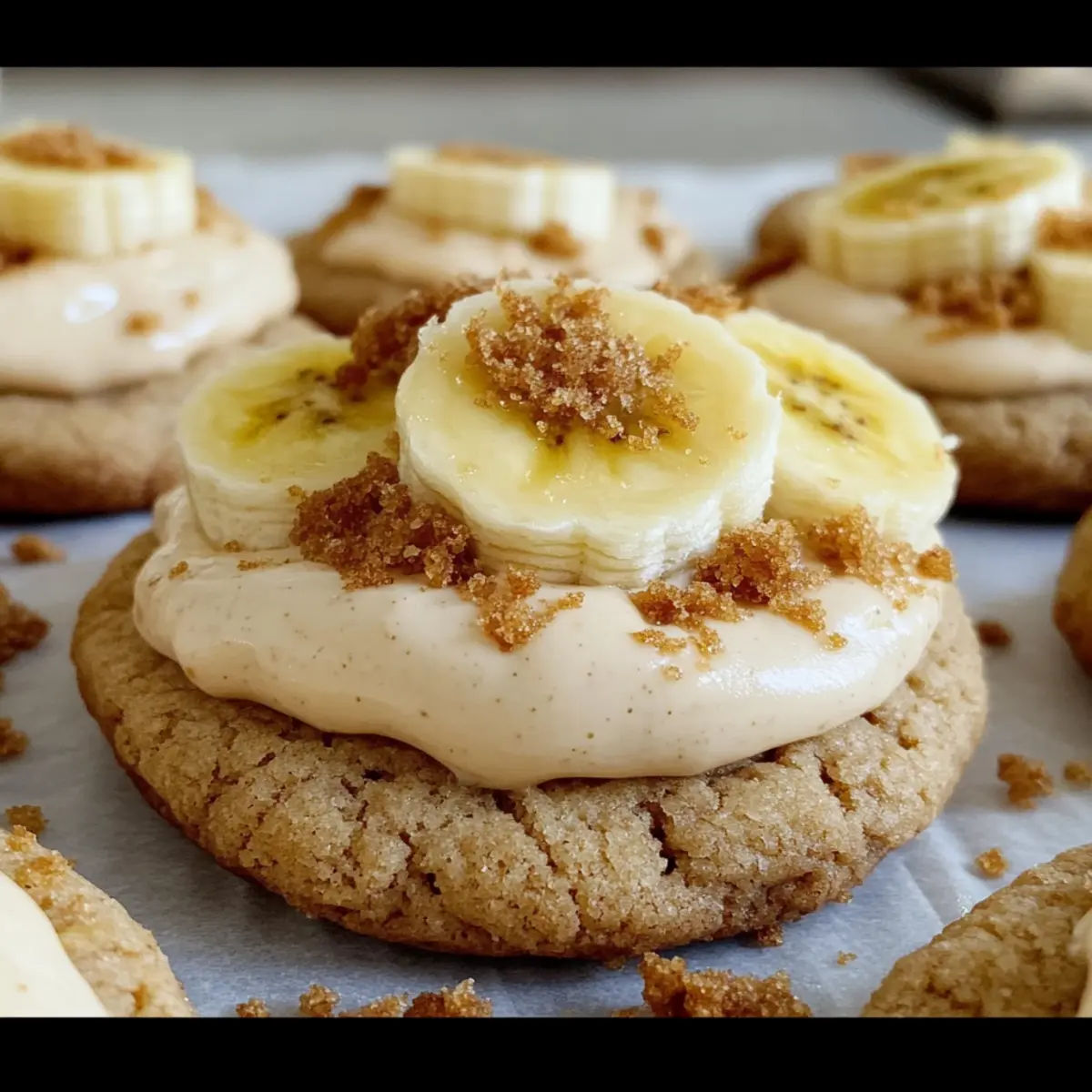 Banana Pudding Crumble Cookies
