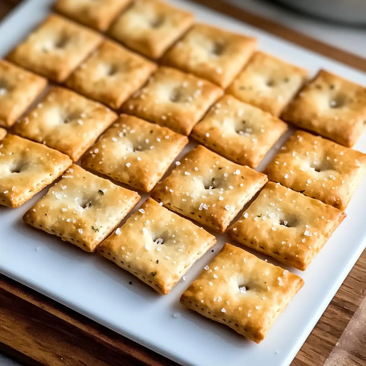 Homemade Saltine Cracker