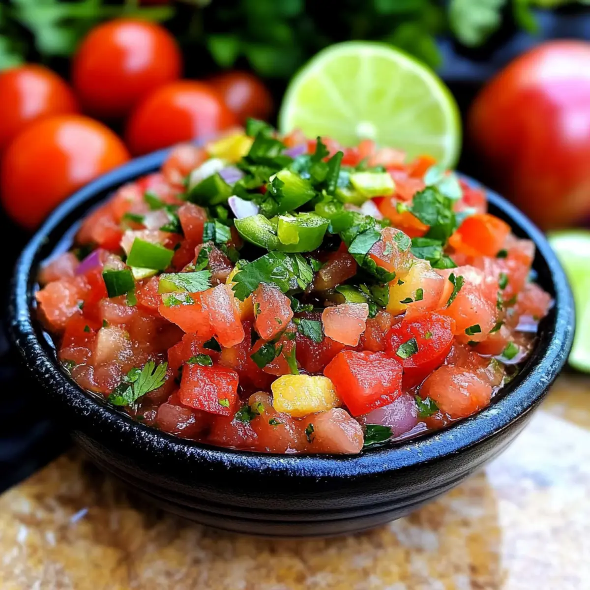 Fresh Salsa with Cilantro & Lime