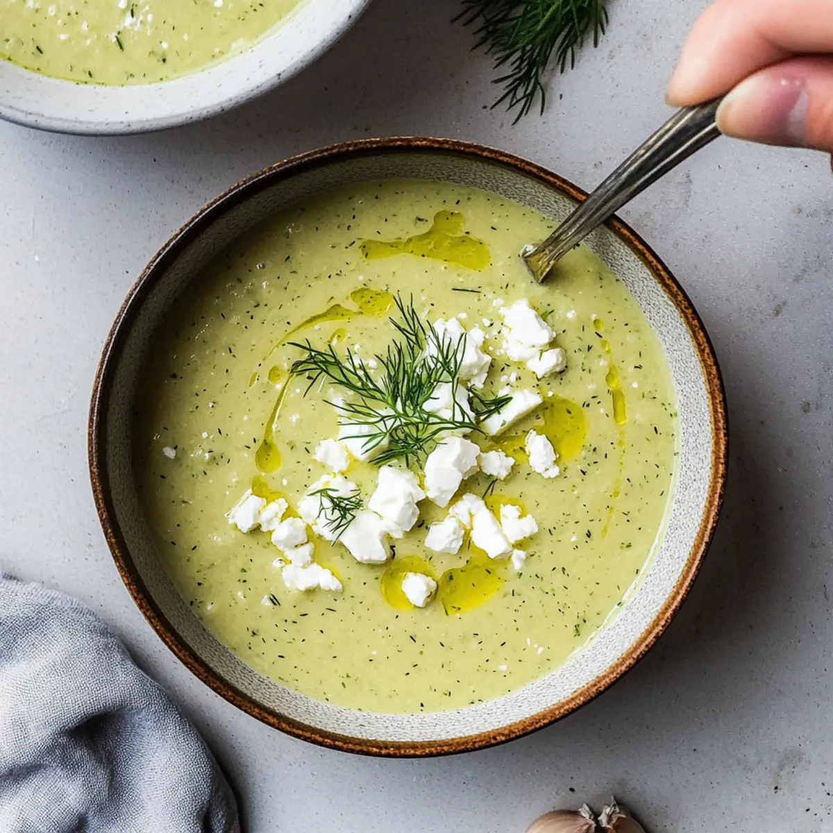 Roasted Zucchini Soup