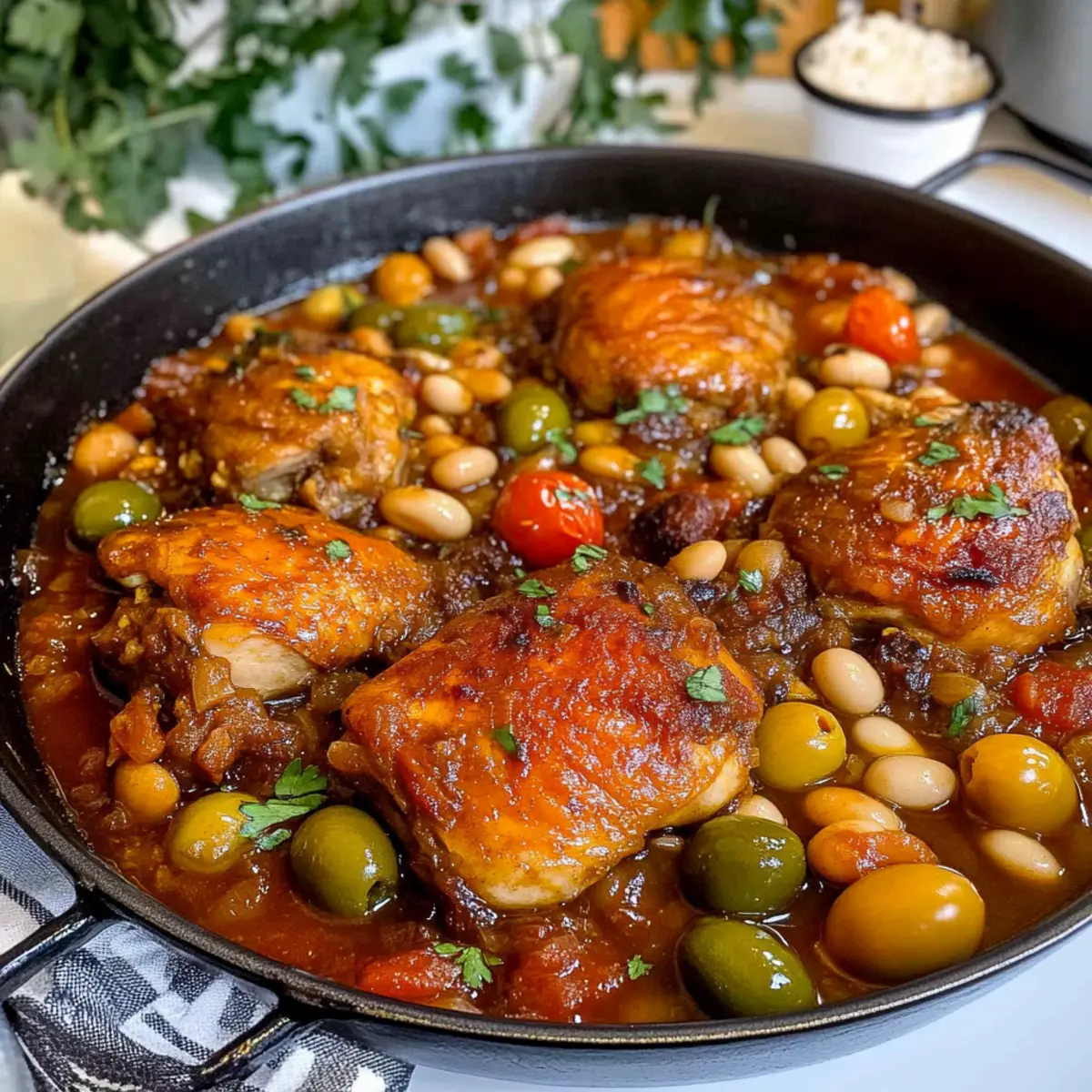 Sicilian Braised Chicken