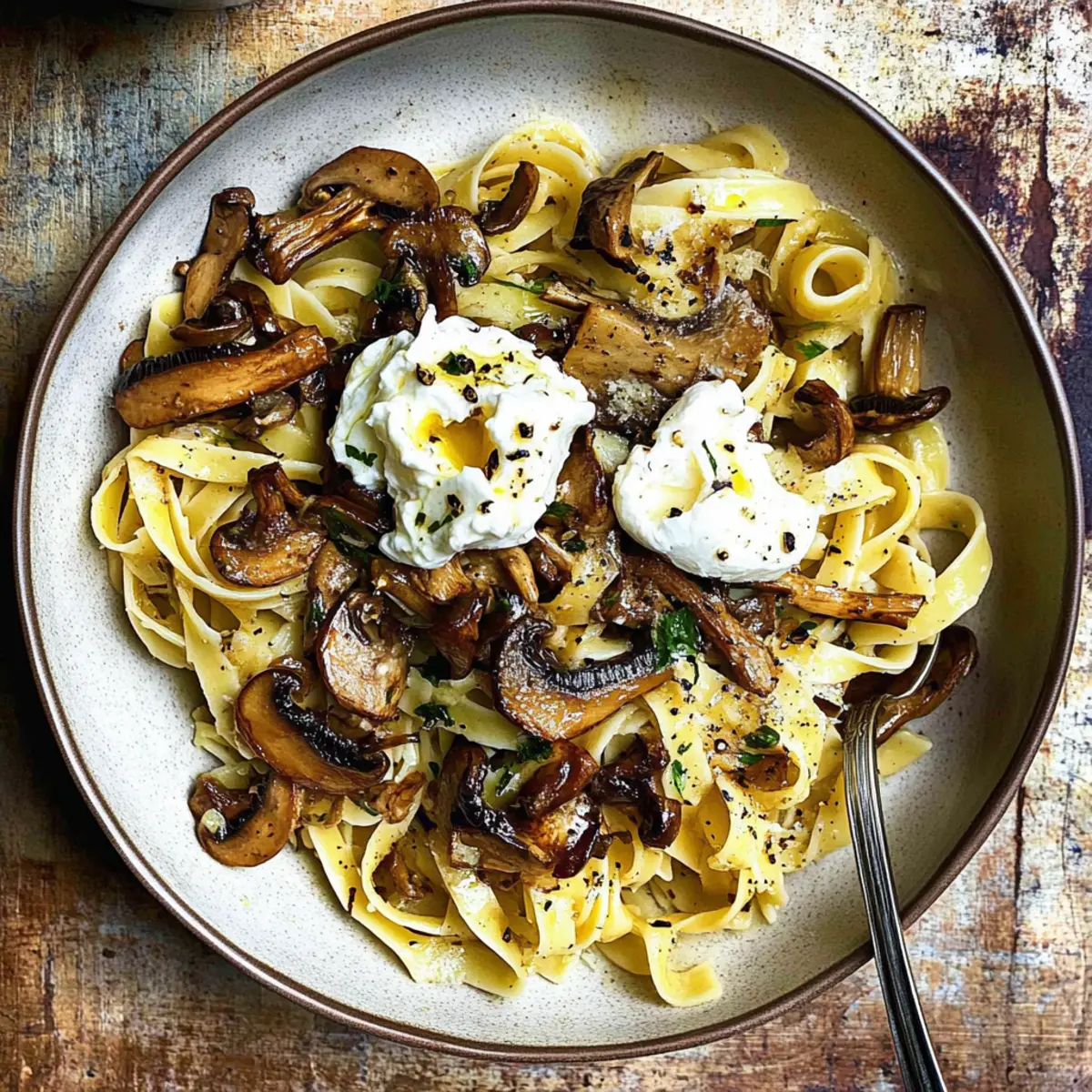 Balsamic Wild Mushroom Pasta