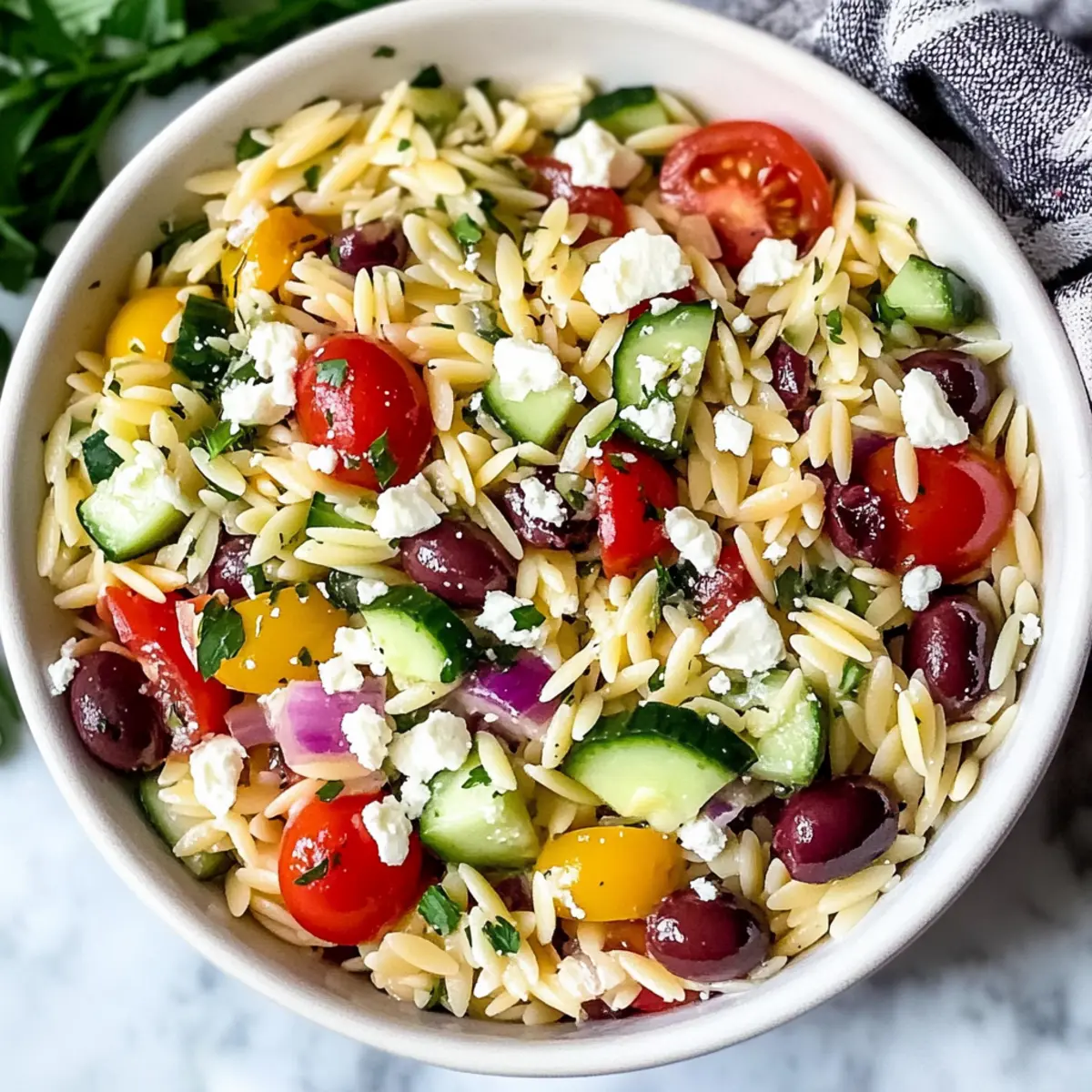 Greek Orzo Salad