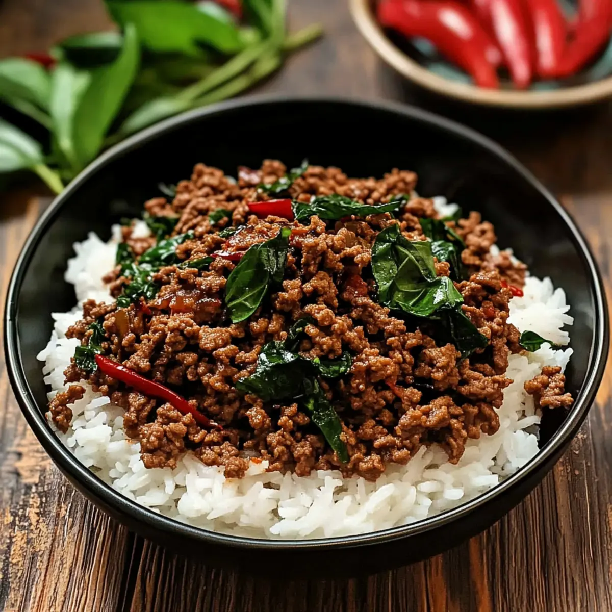 Pad Kra Pao (Thai Basil Beef)