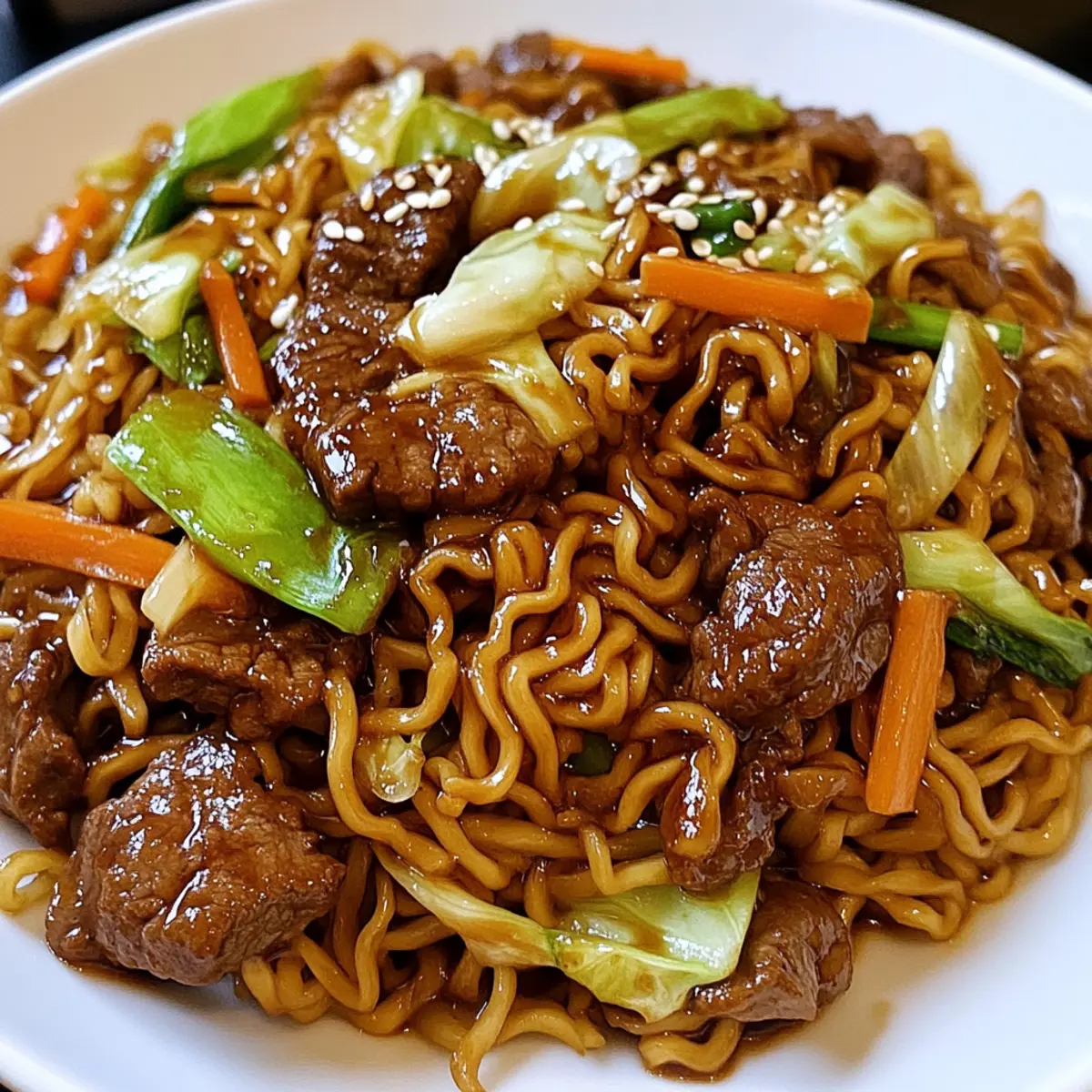 Basic Beef Yakisoba
