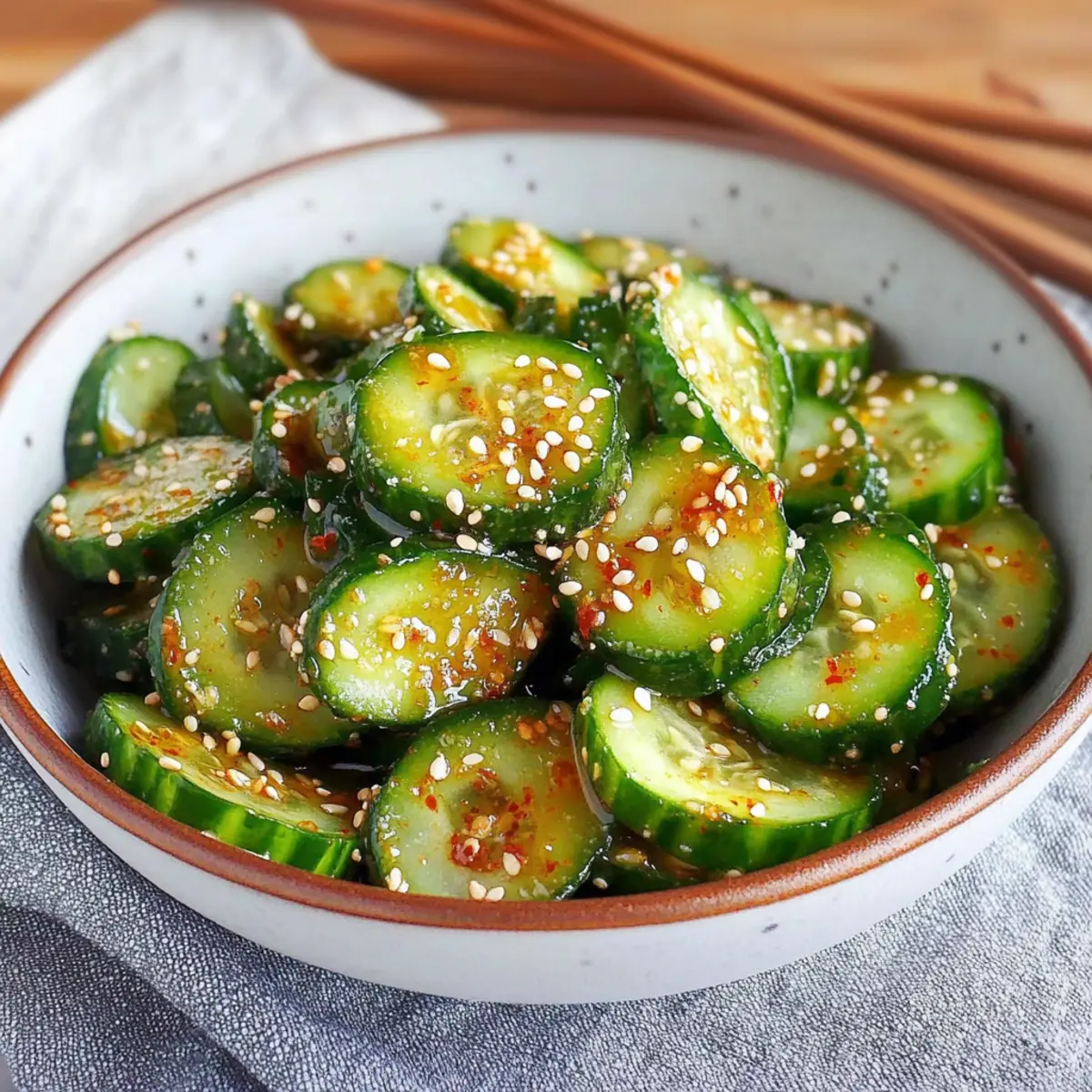 Viral Asian Cucumber Salad TikTok