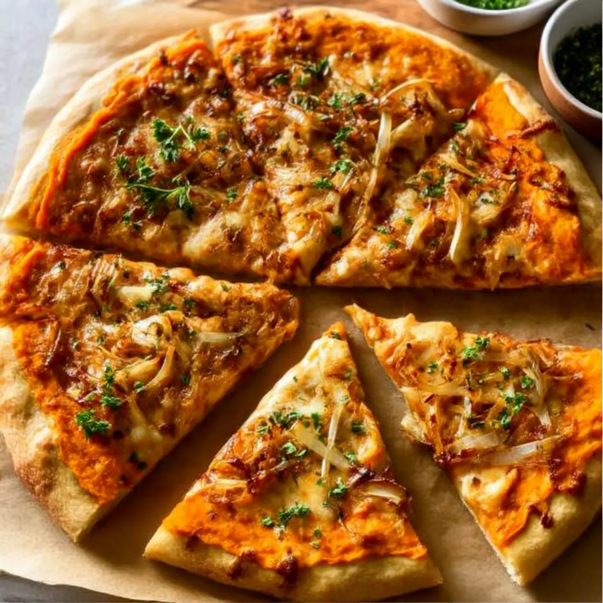 5 Ingredient Pumpkin and Gouda Pizza