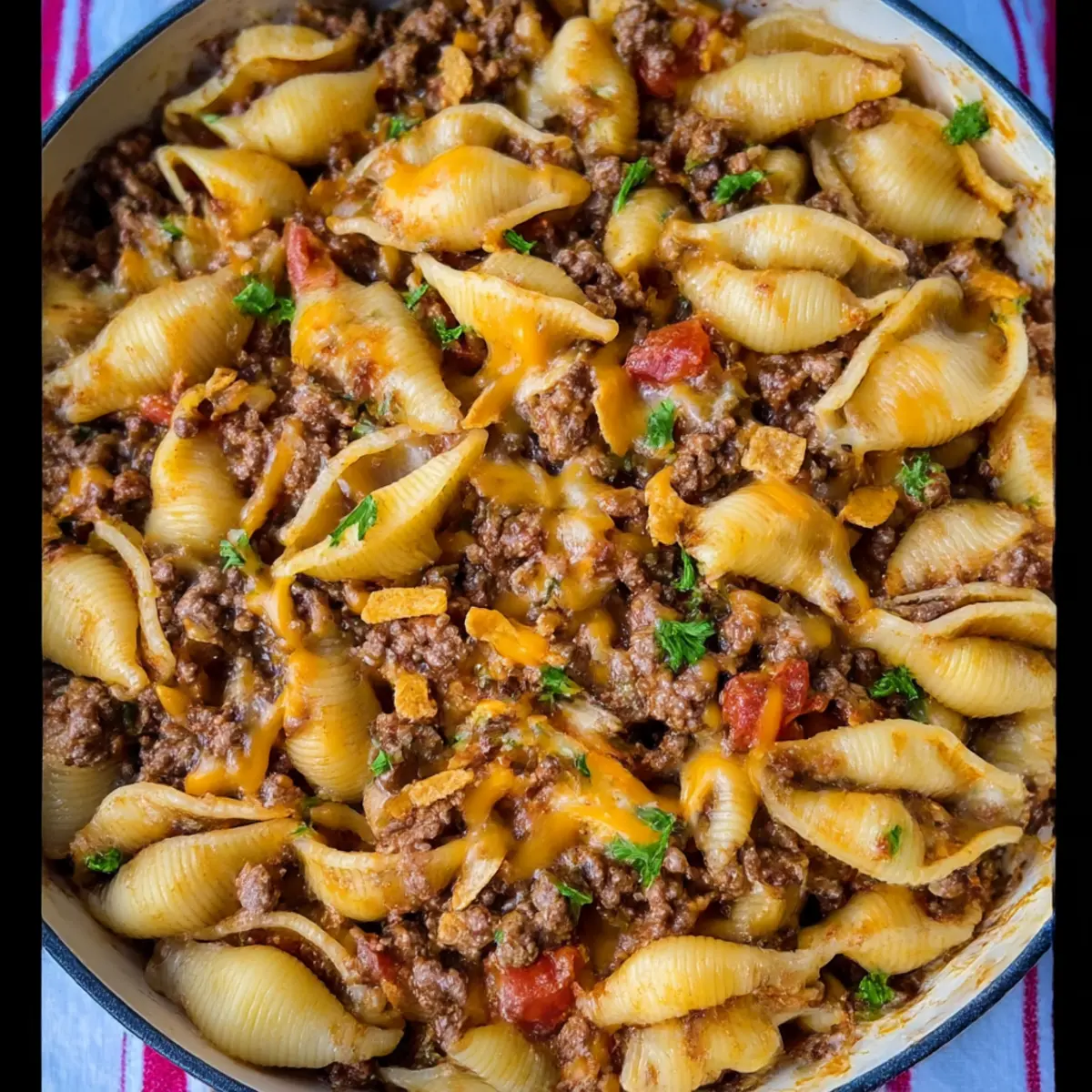 The BEST Taco Pasta