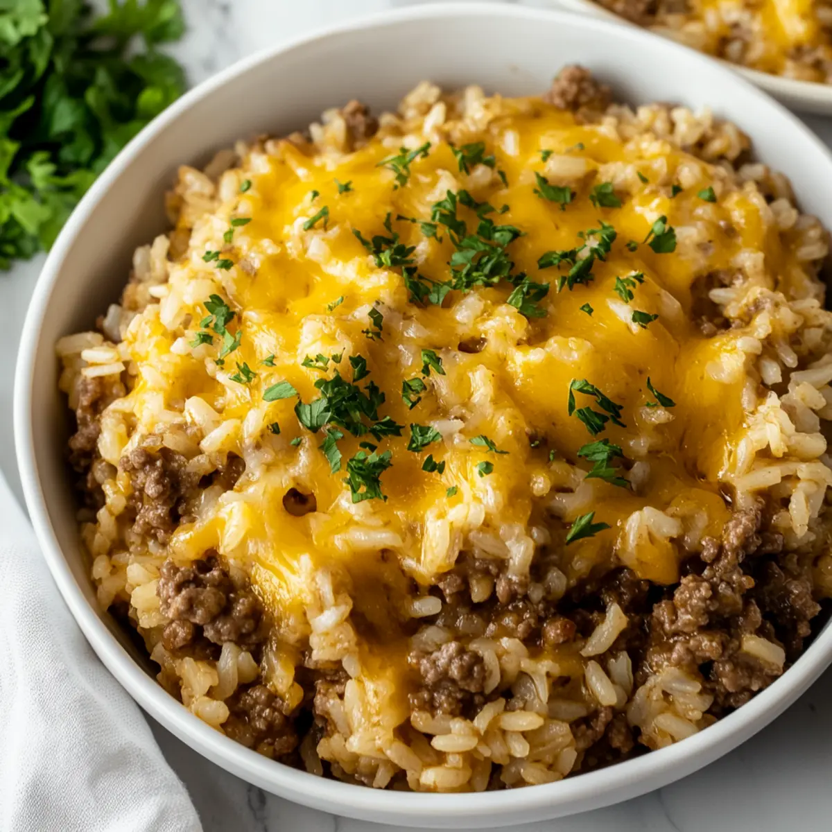 Ground Beef and Rice Casserole