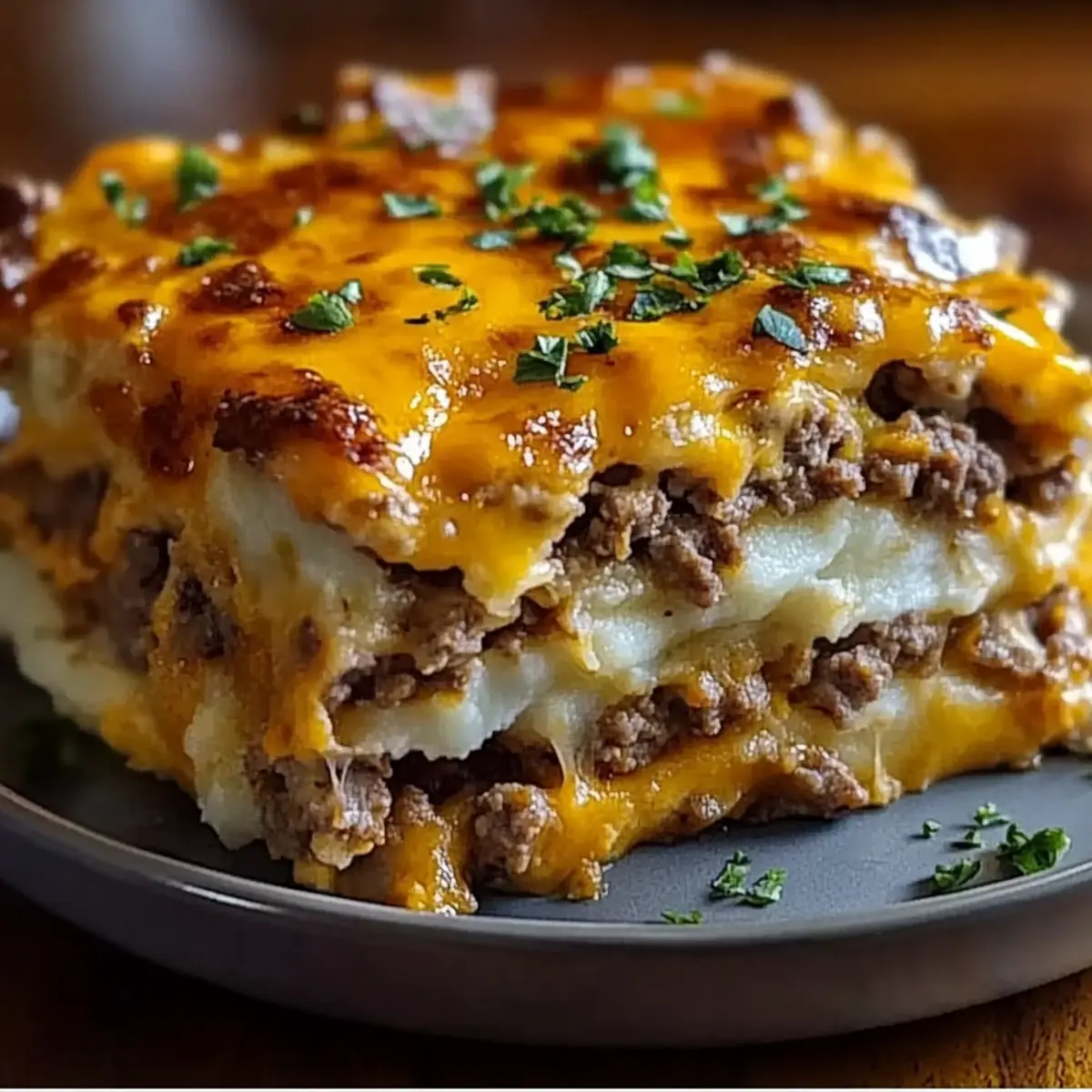 Cheesy Loaded Meatloaf Casserole