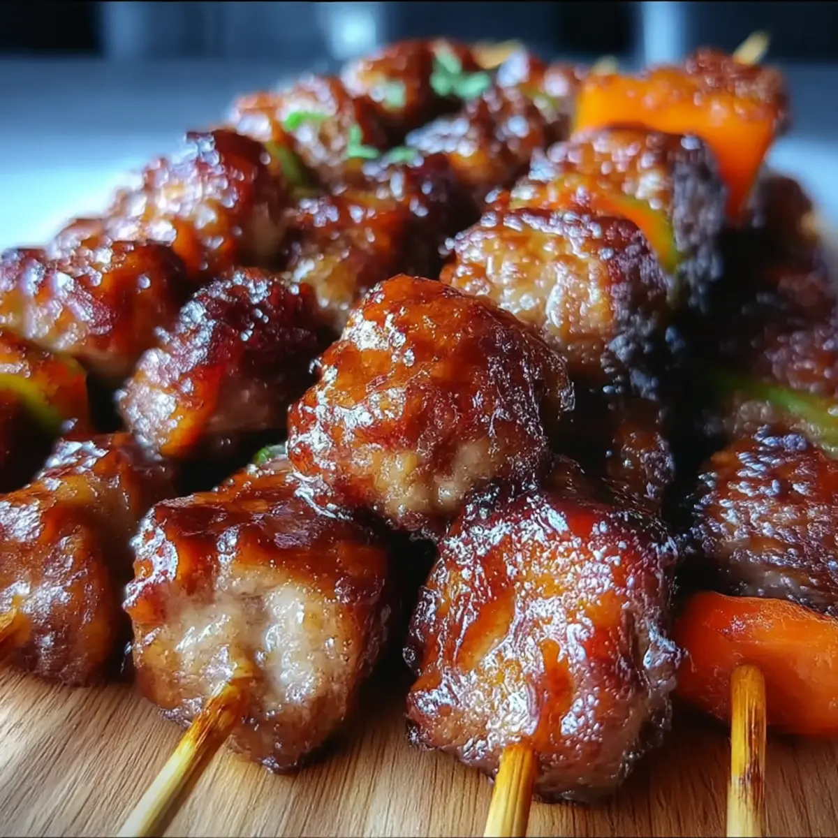 BBQ Chicken Skewers