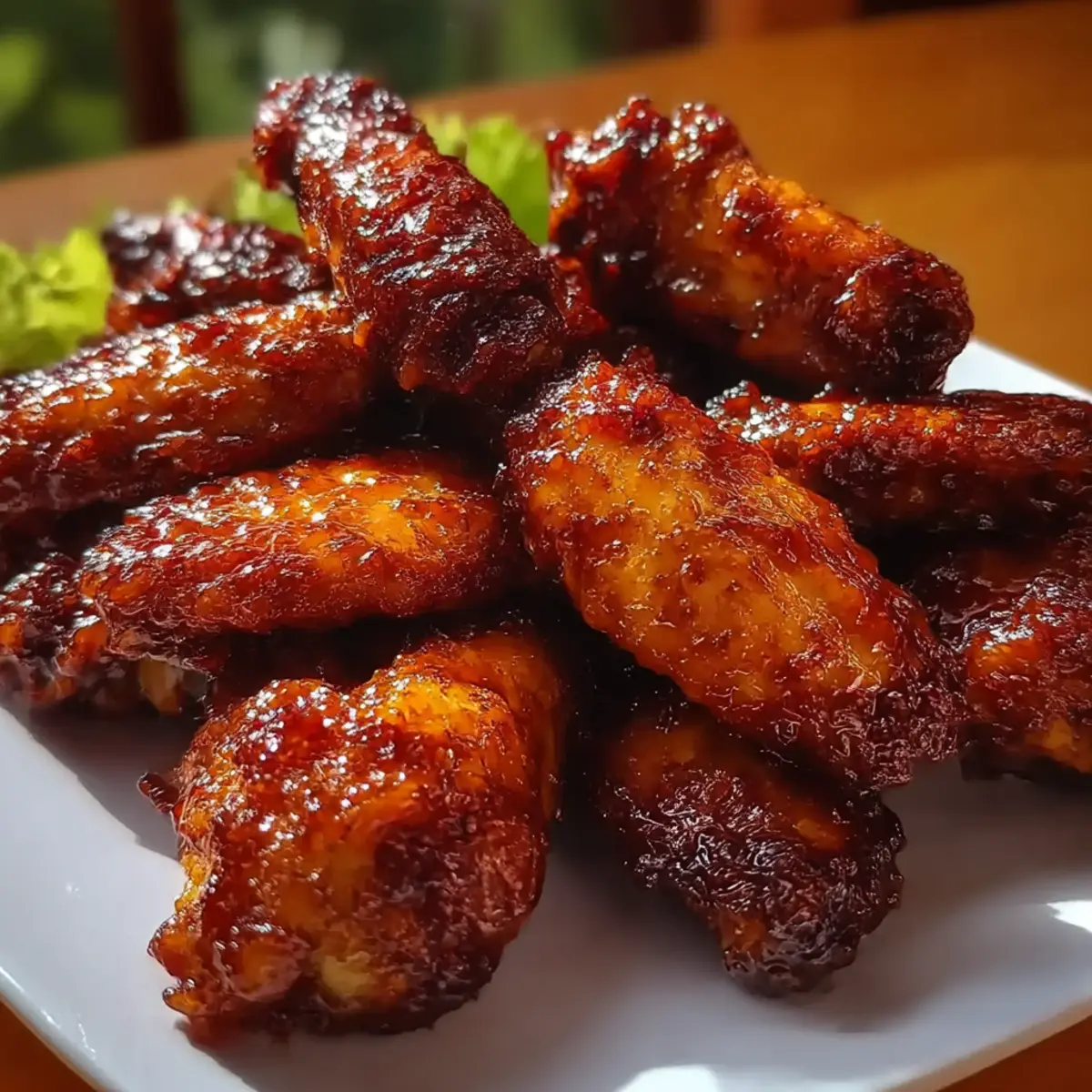 Honey Barbecue Chicken Wings