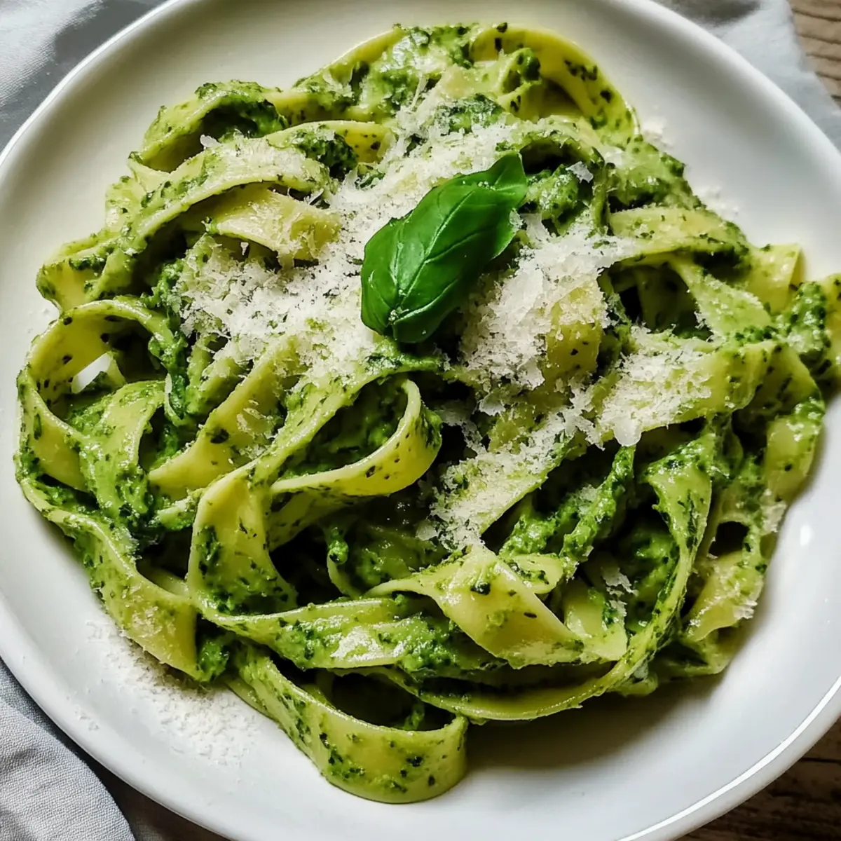 creamy spinach pasta sauce